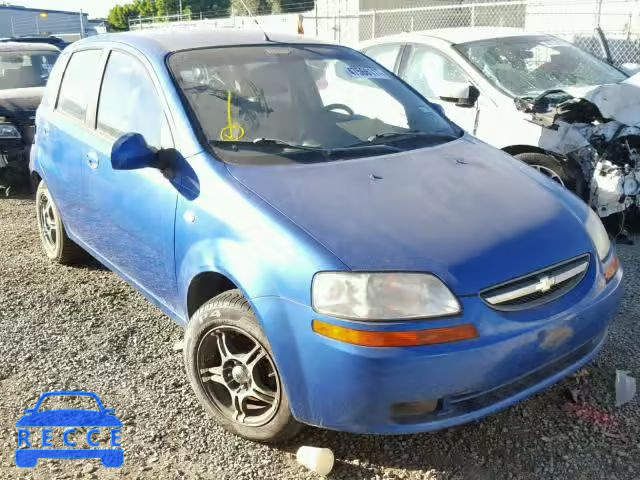 2006 CHEVROLET AVEO BASE KL1TD66636B660196 image 0