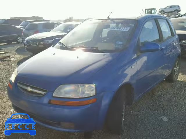 2006 CHEVROLET AVEO BASE KL1TD66636B660196 image 1