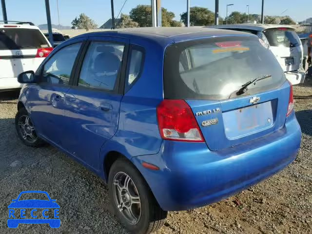 2006 CHEVROLET AVEO BASE KL1TD66636B660196 image 2