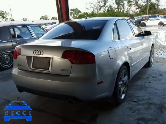 2007 AUDI A4 2 WAUAF78E67A220093 зображення 3