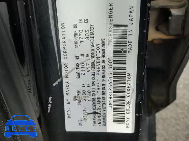 2005 MAZDA 3 S JM1BK123651313605 image 9