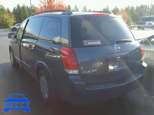 2005 NISSAN QUEST S 5N1BV28U65N114149 Bild 2