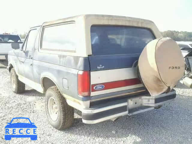 1991 FORD BRONCO U10 1FMEU15N6MLA79971 image 2