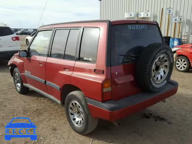 1993 SUZUKI SIDEKICK J JS3TD02V6P4100781 image 2