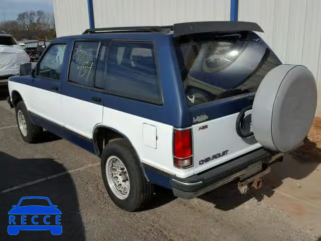 1992 CHEVROLET BLAZER S10 1GNCS13Z5N2119401 image 2