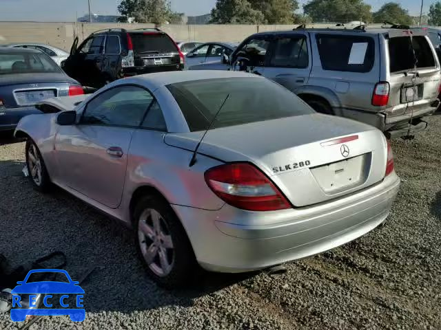 2006 MERCEDES-BENZ SLK 280 WDBWK54F66F132491 image 2