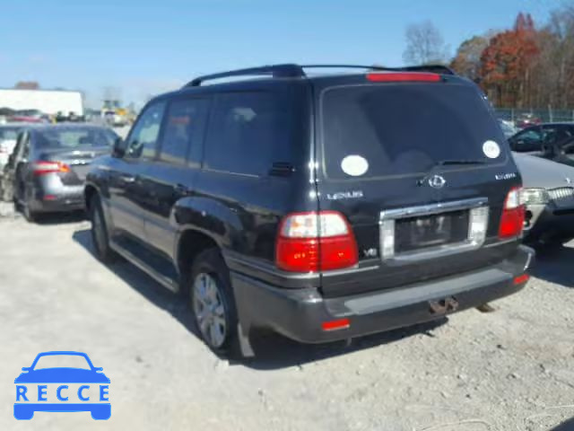 2004 LEXUS LX 470 JTJHT00W743543183 image 2