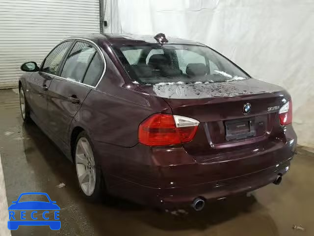 2007 BMW 335 I WBAVB73537VF50452 image 2