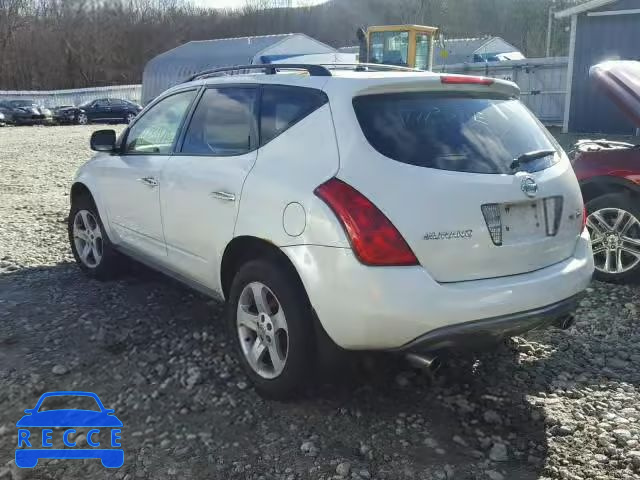 2005 NISSAN MURANO SL JN8AZ08W75W439644 image 2