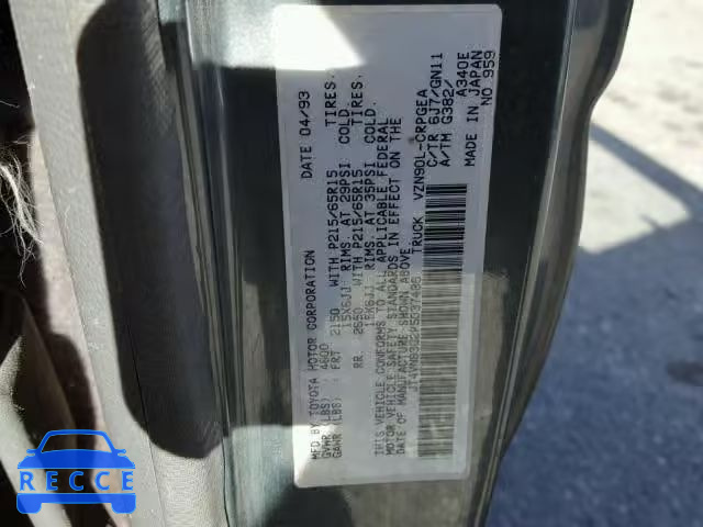 1993 TOYOTA PICKUP 1/2 JT4VN93G2P5037486 зображення 9