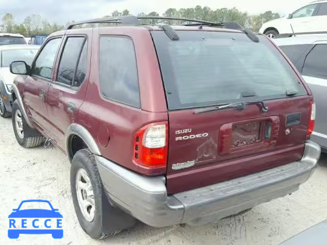 2002 ISUZU RODEO S 4S2CK58D924320820 зображення 2