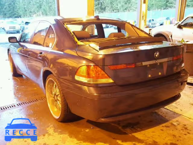 2003 BMW 745 I WBAGL63483DP62834 image 2