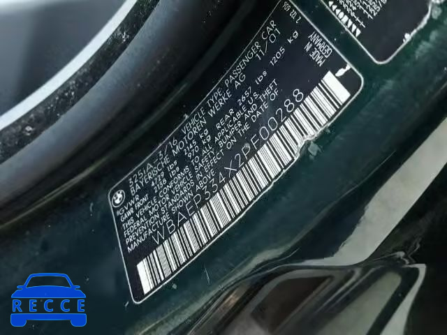 2002 BMW 325 XIT WBAEP334X2PF00288 image 9