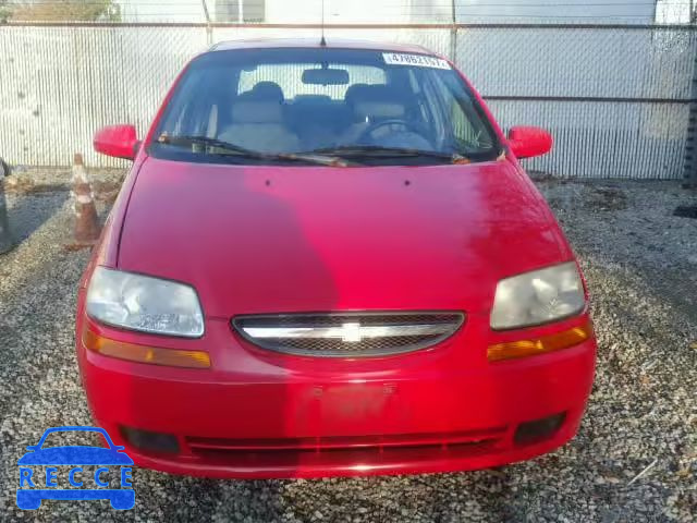 2005 CHEVROLET AVEO BASE KL1TD526X5B383710 image 8