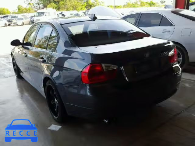 2007 BMW 328 I WBAVA37567NL10623 image 2