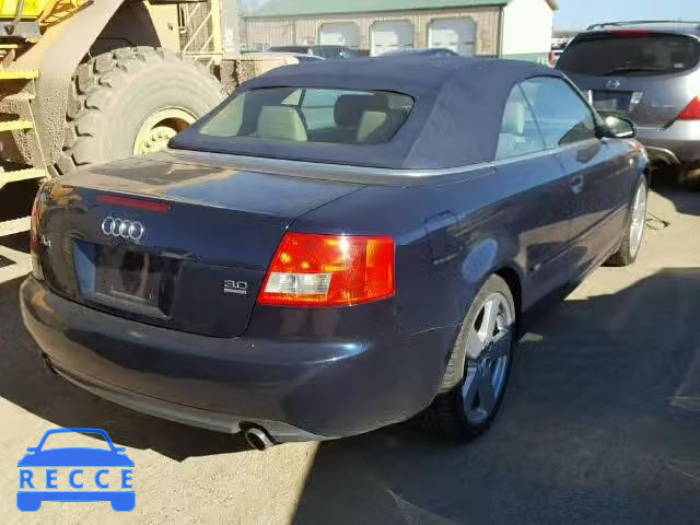 2006 AUDI A4 S-LINE WAUET48H76K003115 image 1