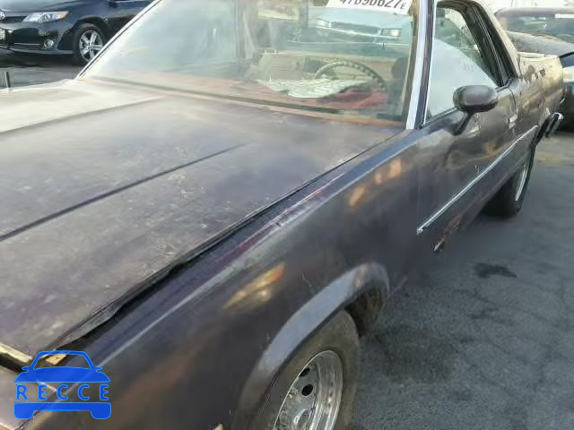 1985 CHEVROLET EL CAMINO 3GCCW80H1FS914372 зображення 9