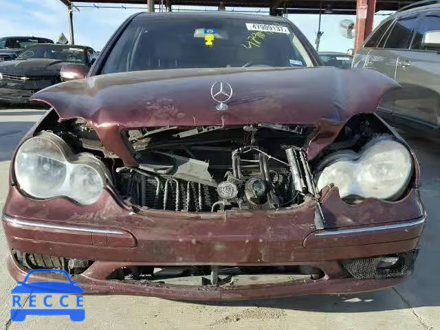 2007 MERCEDES-BENZ C 230 WDBRF52HX7F901453 image 8