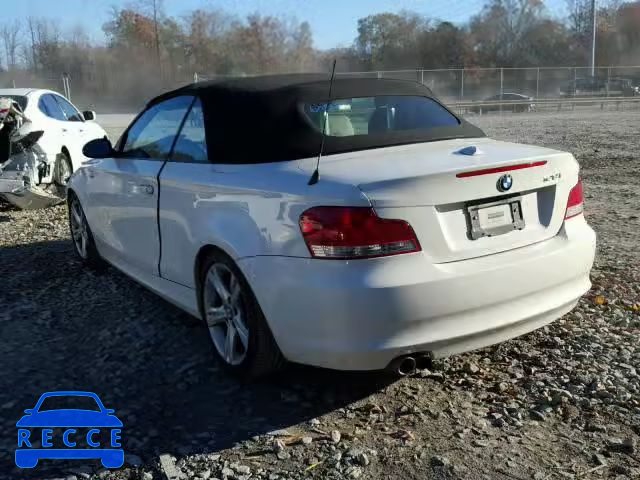 2009 BMW 128 I WBAUL73559VJ75737 image 2