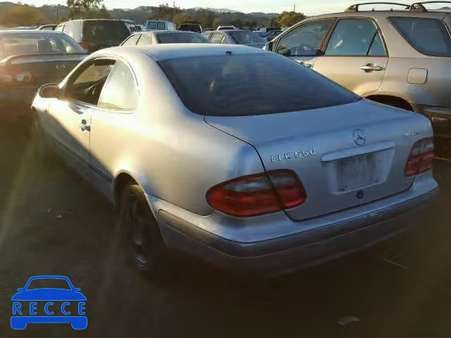 1999 MERCEDES-BENZ CLK 320 WDBLJ65G0XF063897 image 2