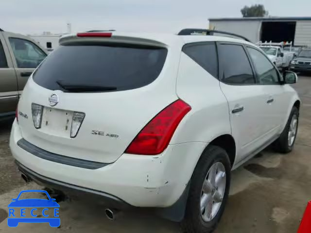 2004 NISSAN MURANO SL JN8AZ08W04W336760 image 3