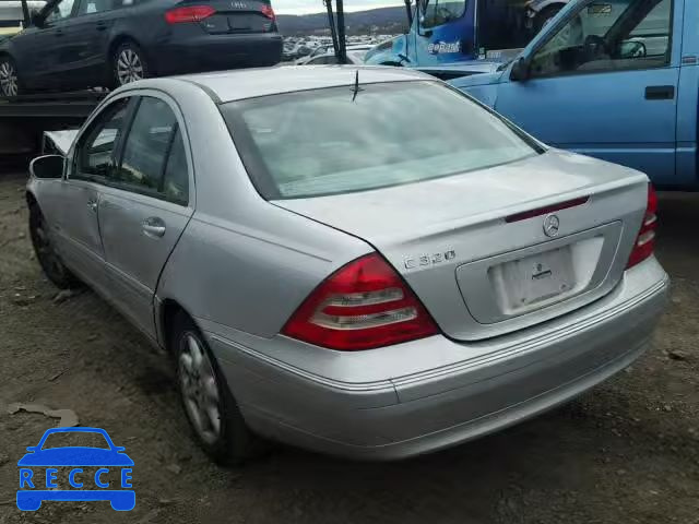 2001 MERCEDES-BENZ C 320 WDBRF64J21F112209 image 2