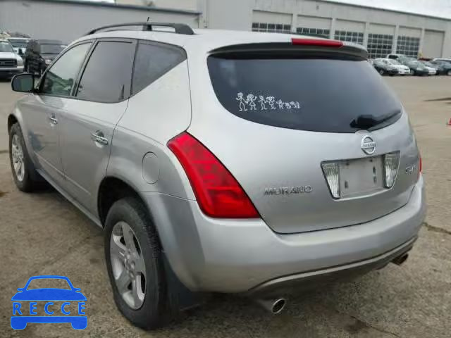 2003 NISSAN MURANO SL JN8AZ08W73W229199 зображення 2