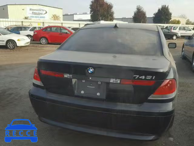 2004 BMW 745 I WBAGL63504DP73093 image 9