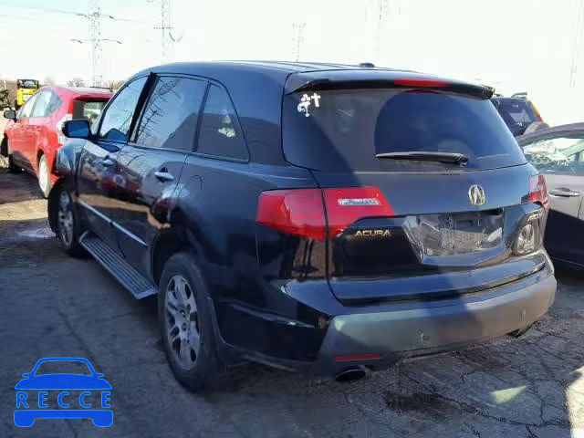 2007 ACURA MDX TECHNO 2HNYD28497H515203 image 2