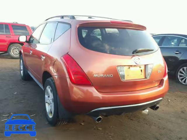 2005 NISSAN MURANO SL JN8AZ08T45W316096 image 2