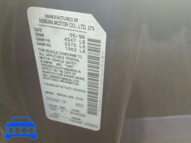 1997 NISSAN ALTIMA XE 1N4BU31D7VC129302 Bild 9