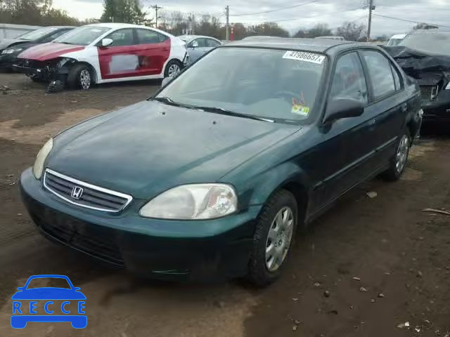 2000 HONDA CIVIC BASE 2HGEJ6610YH562155 Bild 1