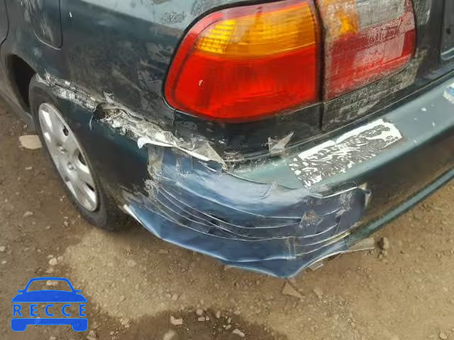 2000 HONDA CIVIC BASE 2HGEJ6610YH562155 Bild 8