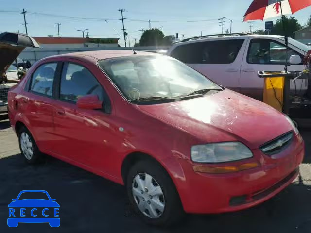 2005 CHEVROLET AVEO BASE KL1TD52645B324670 зображення 0