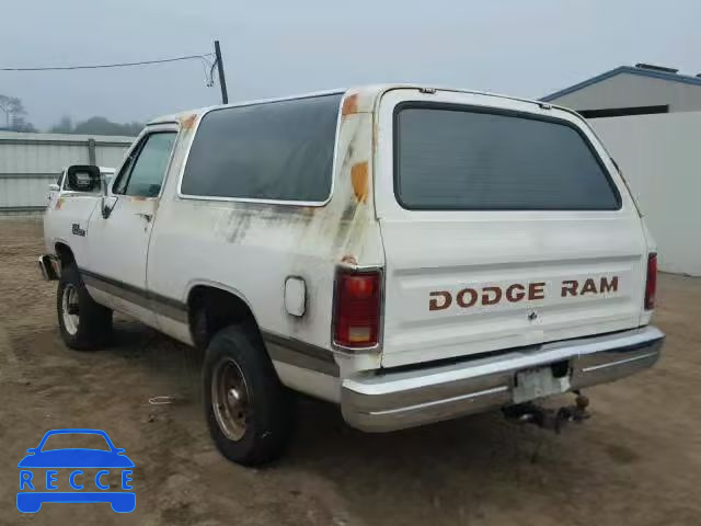 1992 DODGE RAMCHARGER 3B4GM07Y0NM560729 зображення 2