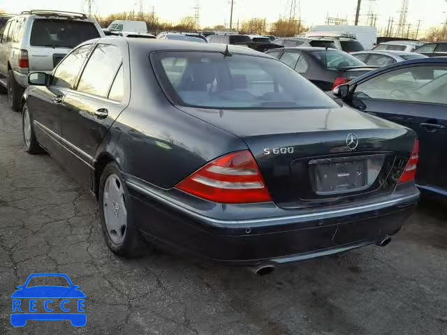 2002 MERCEDES-BENZ S 600 WDBNG78J82A247639 image 2