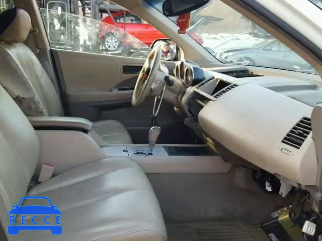 2003 NISSAN MURANO SL JN8AZ08W43W223750 image 4