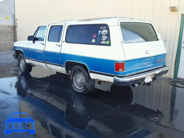 1991 CHEVROLET SUBURBAN R 1GNGR26N8MF150886 image 2