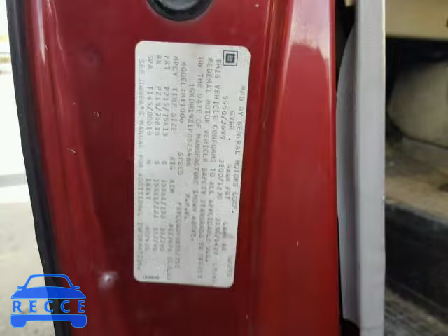 1993 GMC SAFARI XT 1GKDM19Z1PB525486 image 9