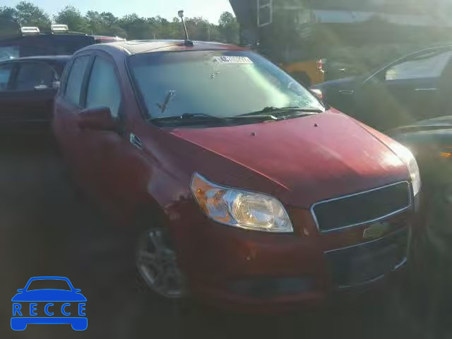 2009 CHEVROLET AVEO LS KL1TD66E39B672991 image 0