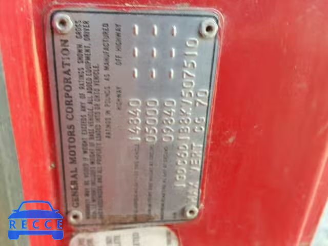 1989 GMC C6000 C6D0 1GDC6D1B8KV507510 зображення 9