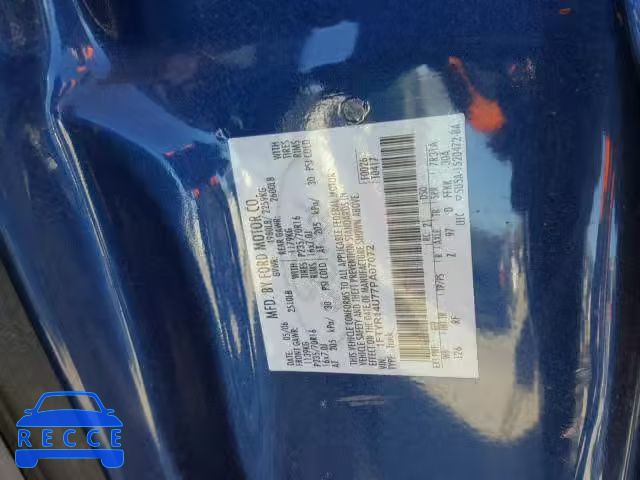 2007 FORD RANGER SUP 1FTYR14U77PA07072 image 9