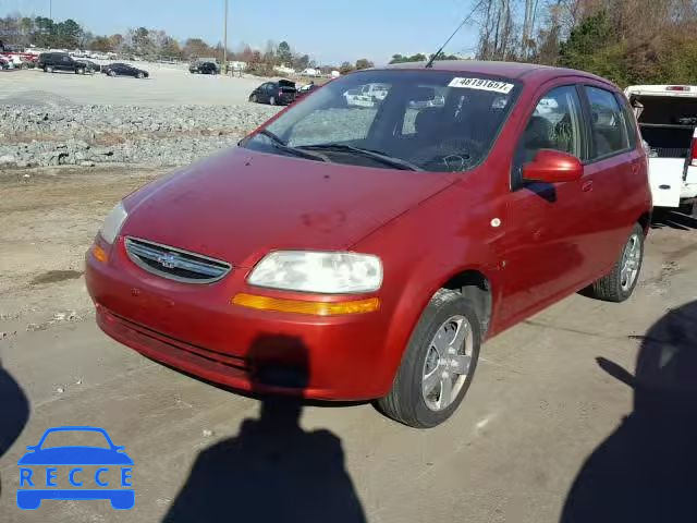 2008 CHEVROLET AVEO BASE KL1TD66678B251296 image 1