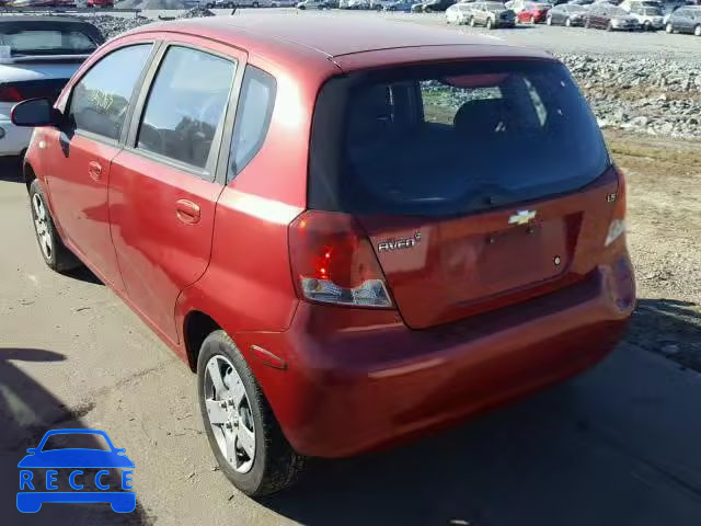2008 CHEVROLET AVEO BASE KL1TD66678B251296 зображення 2