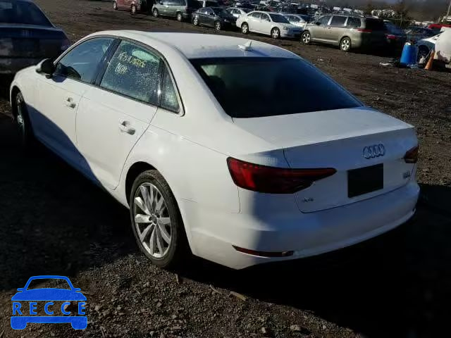 2017 AUDI A4 PREMIUM WAUANAF46HN009271 image 2