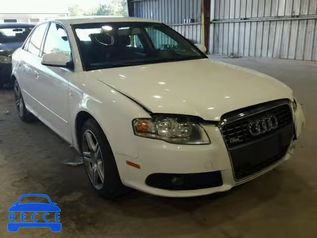 2008 AUDI A4 2.0T WAUAF78E28A050932 image 0