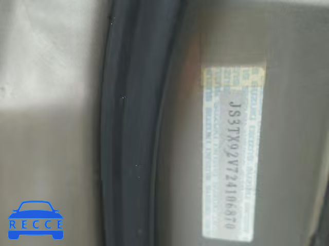 2002 SUZUKI XL7 PLUS JS3TX92V724106870 image 9