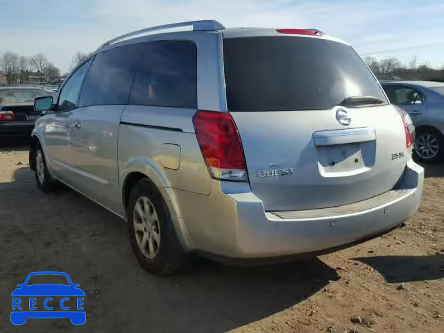 2007 NISSAN QUEST S 5N1BV28U37N137519 Bild 2