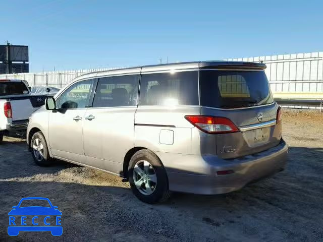 2011 NISSAN QUEST S JN8AE2KP4B9009847 зображення 2