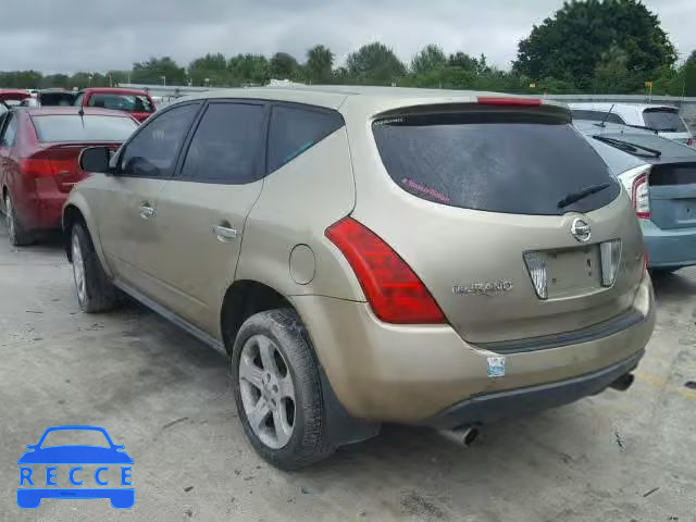 2005 NISSAN MURANO SL JN8AZ08T15W322549 зображення 2